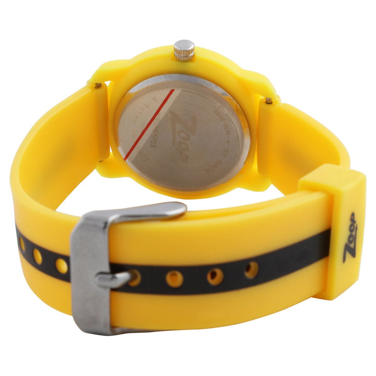 Zoop Analog Watch with Yellow Dial & Yellow Strap for Boys Girls Kids, from House of Titan 4