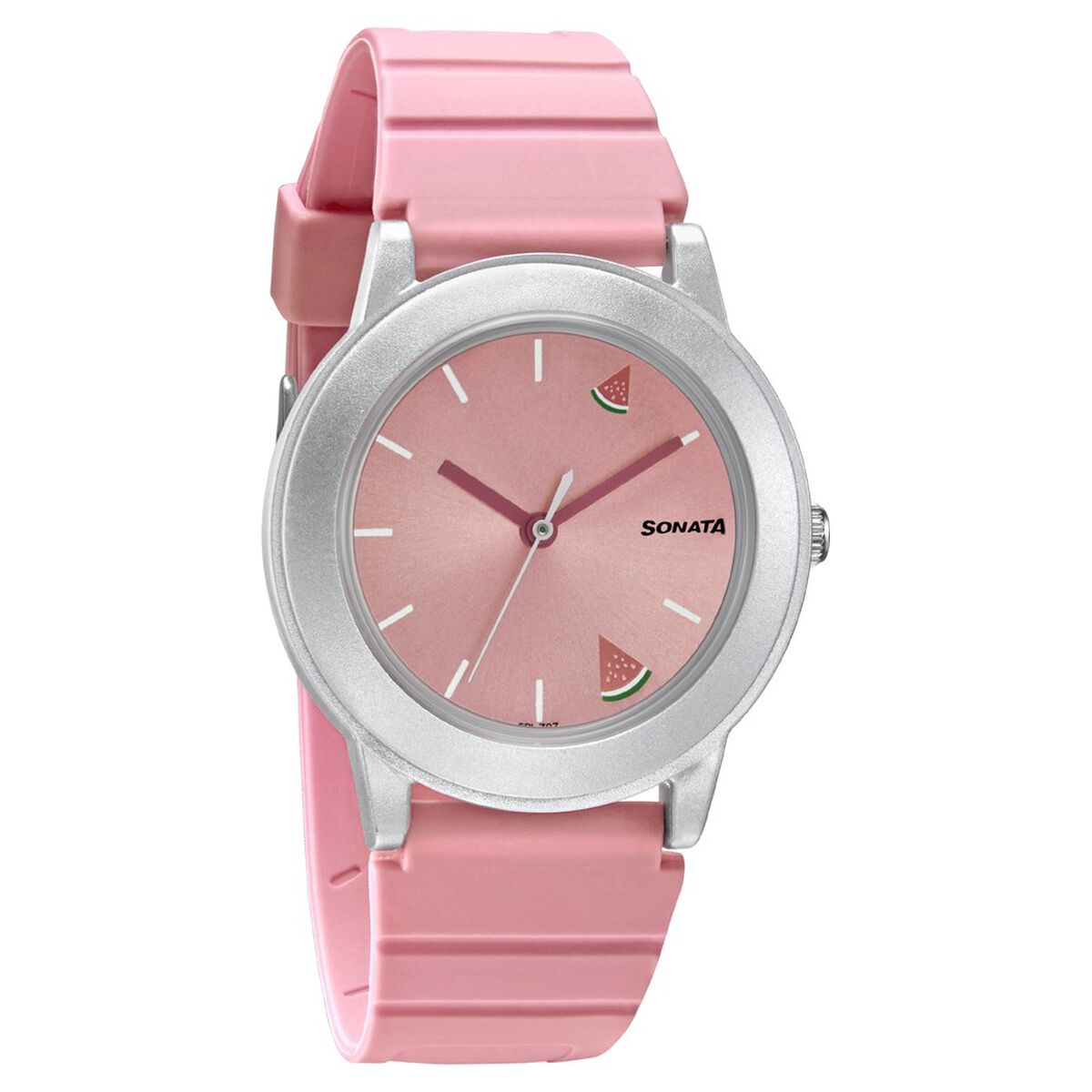 Sonata Play Pink Dial Women Watch With Plastic Strap 1