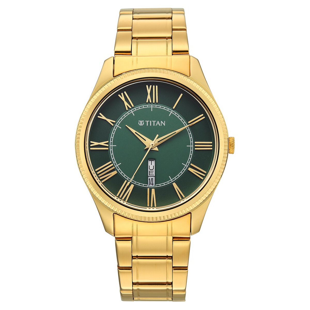 Titan Regalia Allure Classic Day-Date Men's Dress Watch 1
