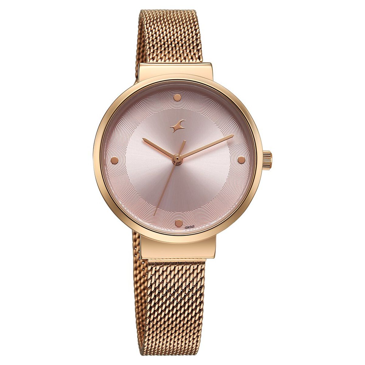 Fastrack Stunners X Quartz Analog Pink Dial Stainless Steel Strap Watch For Girls 2
