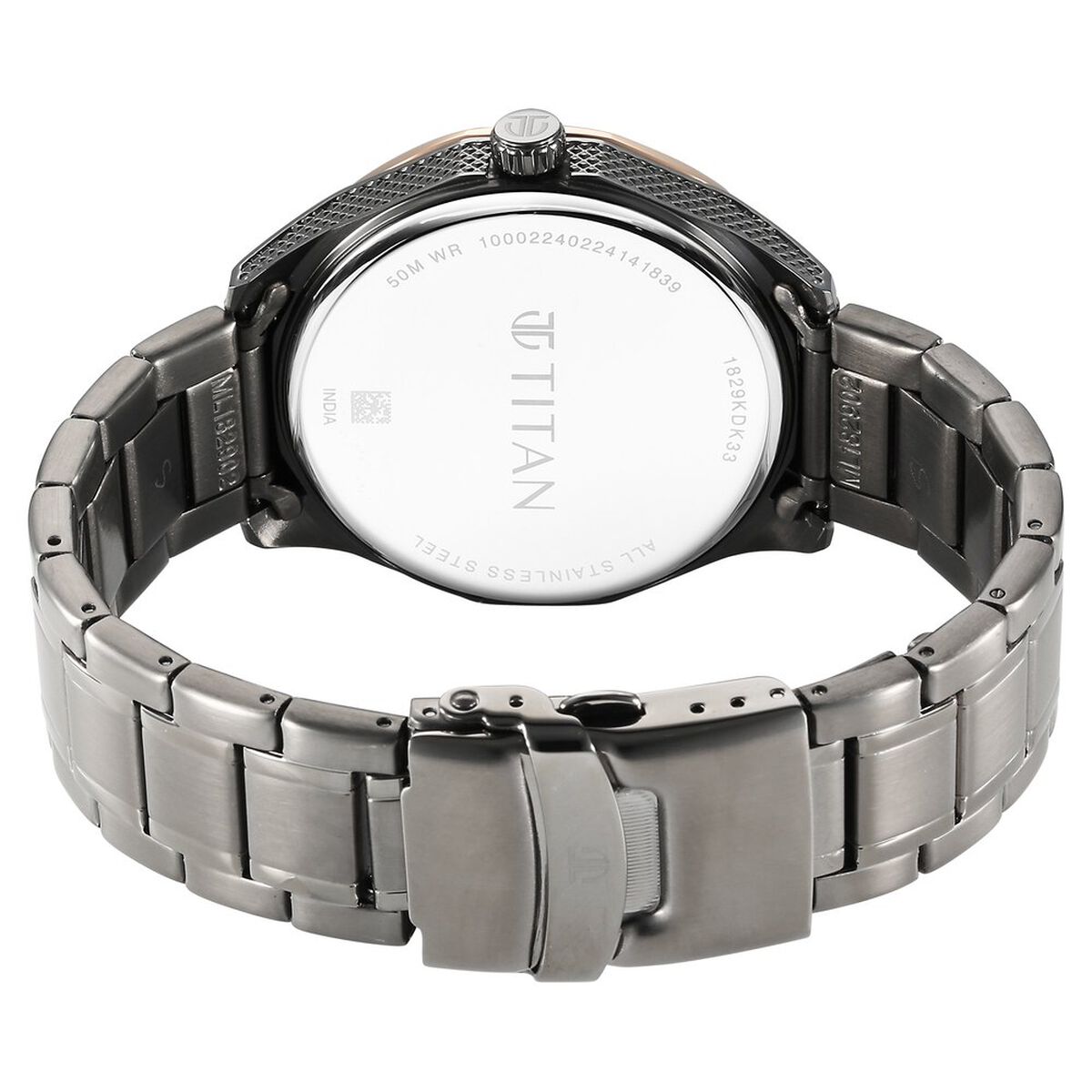 Titan Regalia Opulent Quartz Analog Silver Dial Silver Stainless Steel Strap Watch for Men 5