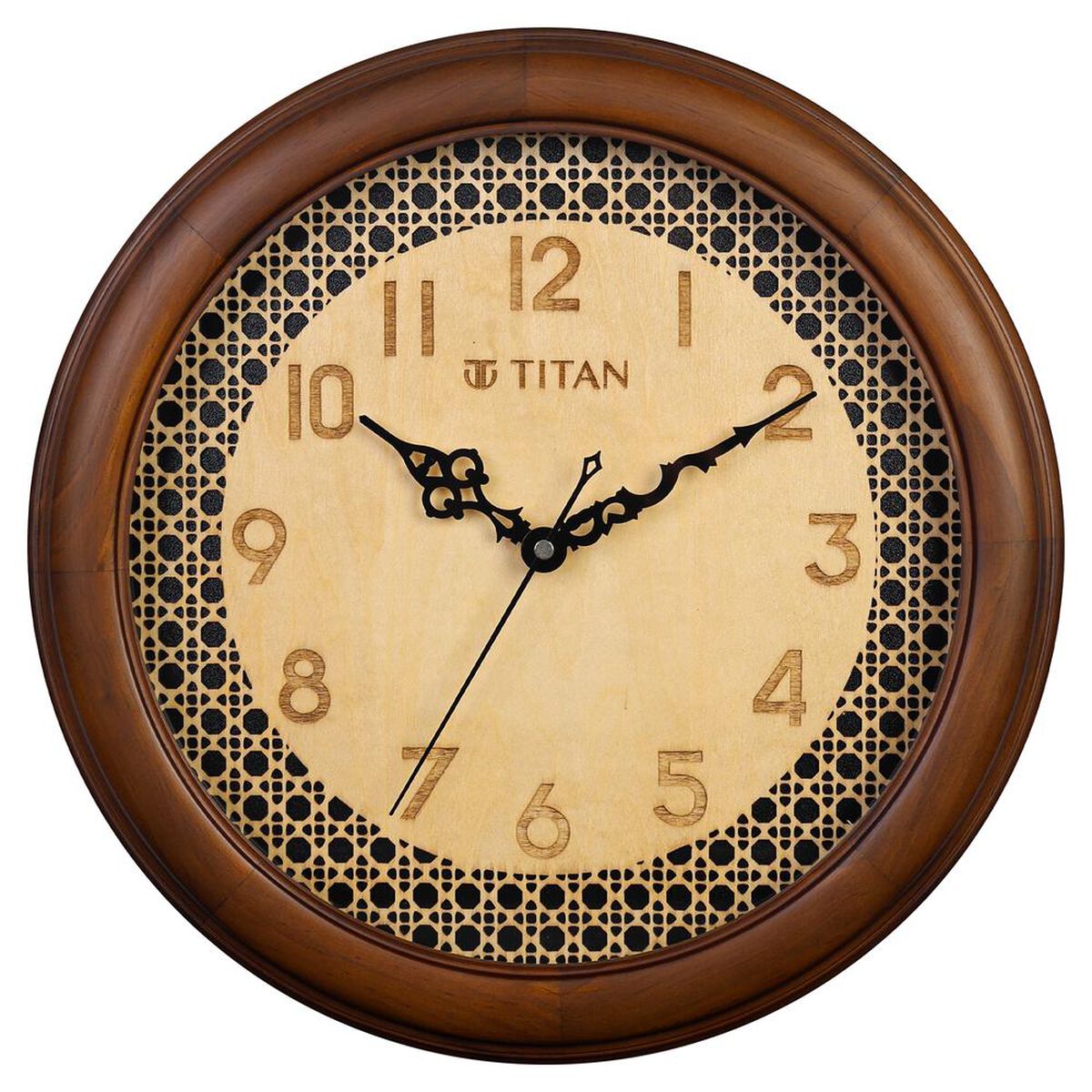 Titan Classic Wooden Wall Clock (35cm x 35cm) 2
