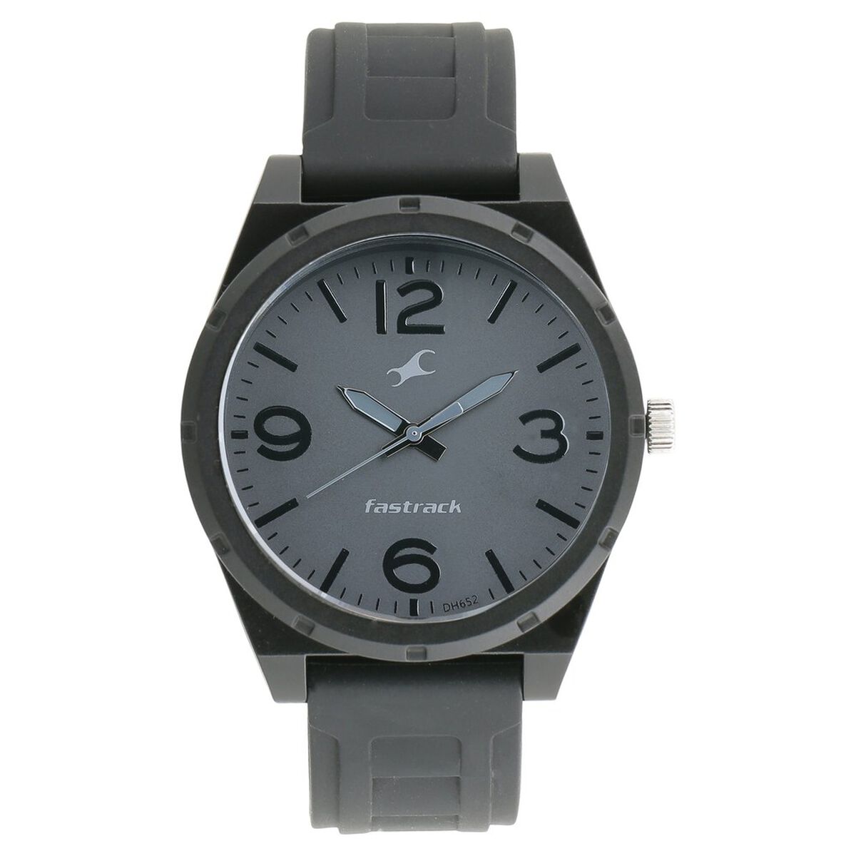 Fastrack Trendies Quartz Analog Grey Dial Silicone Strap Watch for Guys 1