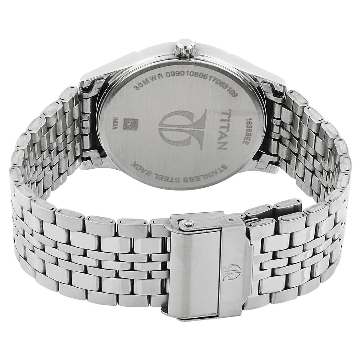 Titan Karishma Black Dial Analog with Day and Date Stainless Steel Strap watch for Men 4