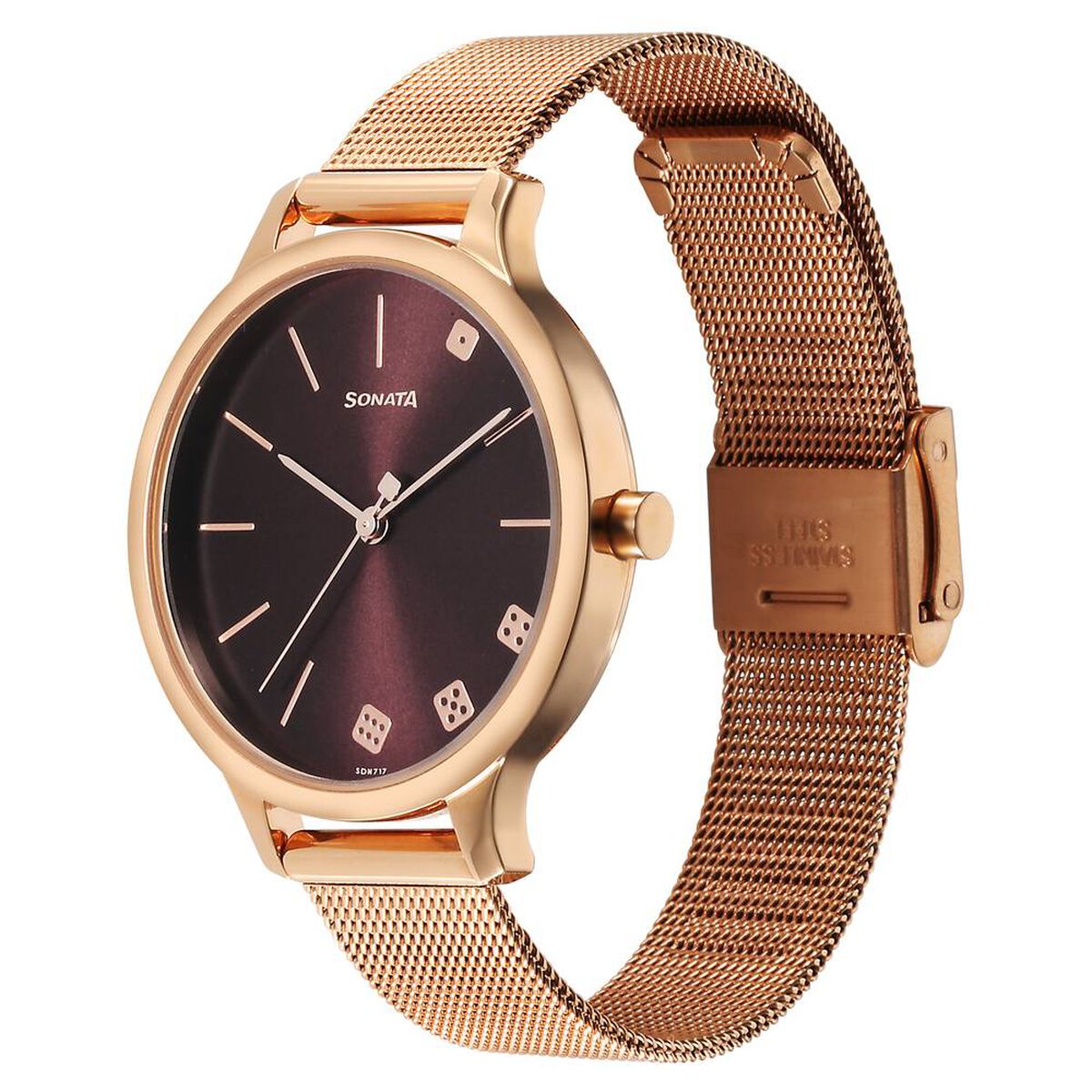 Sonata Play Maroon Dial Watch for Women 2