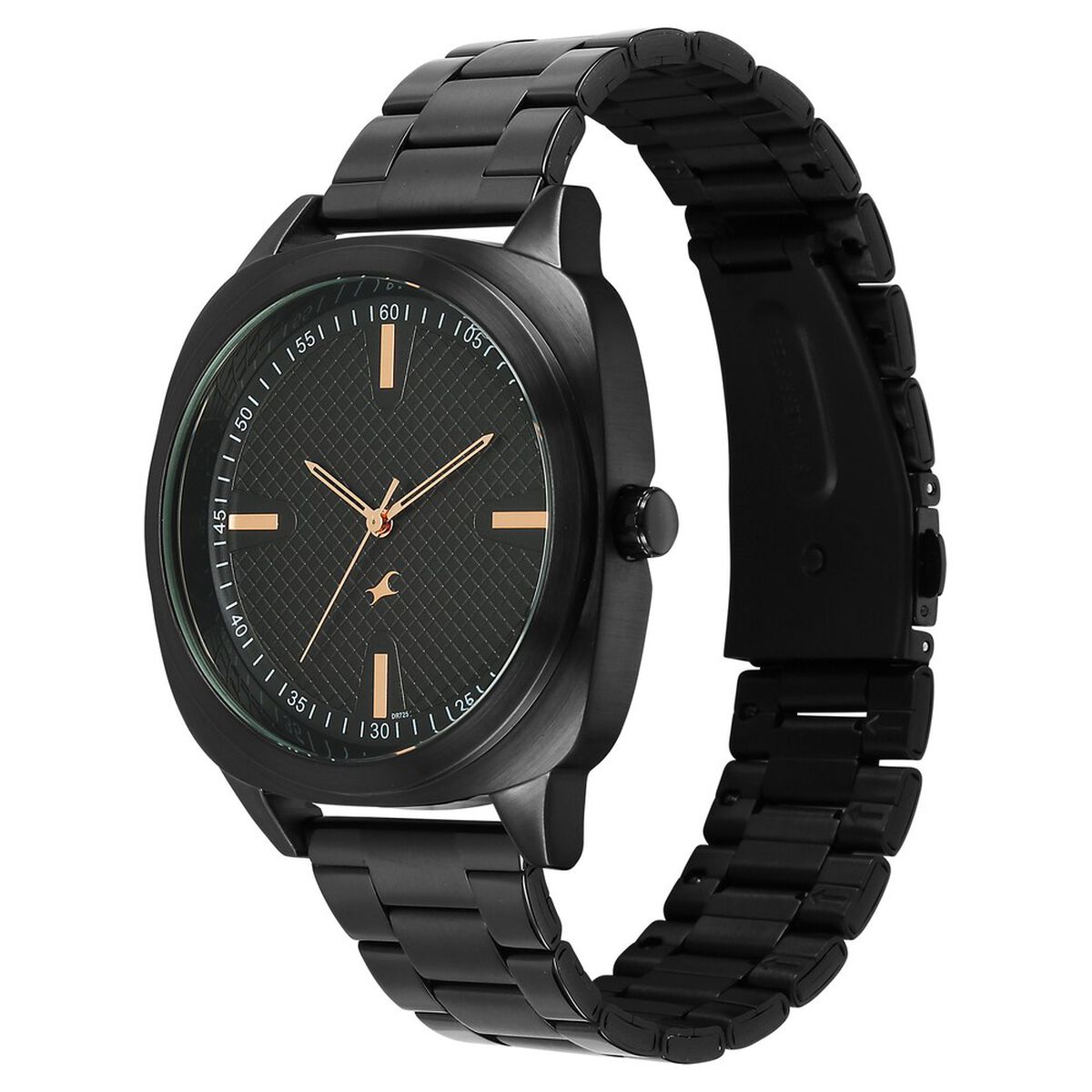 Fastrack Stunners X Quartz Analog Black Dial Stainless Steel Strap Watch For Guys 3