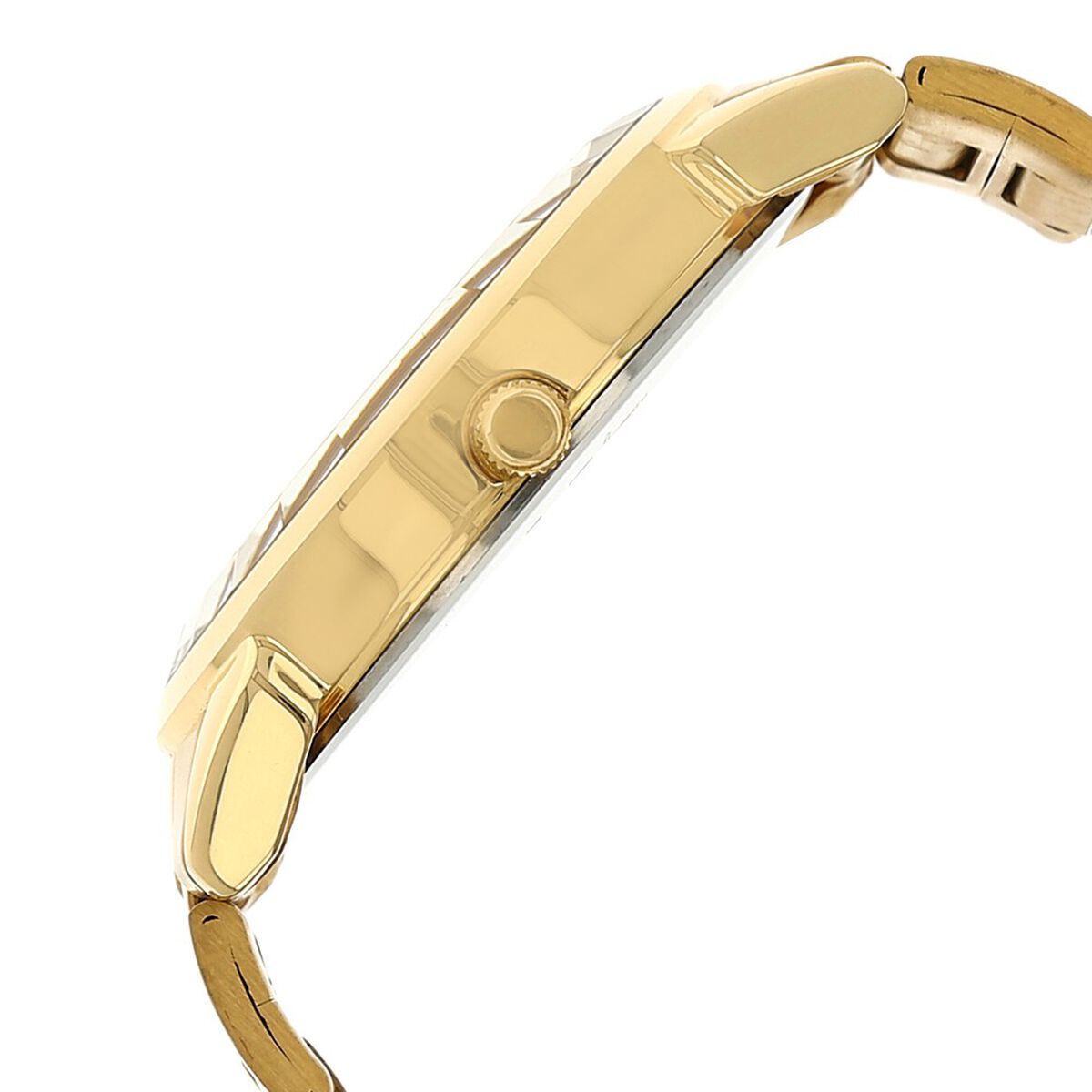 Titan Quartz Analog with Date Silver Round Dial Golden Stainless Steel Strap Watch For Men 3