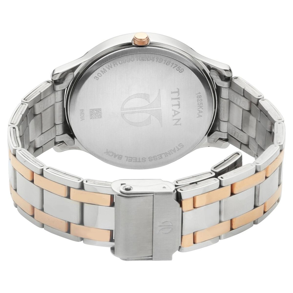 Titan Quartz Analog with Date Blue Dial Stainless Steel Strap Watch for Men 5