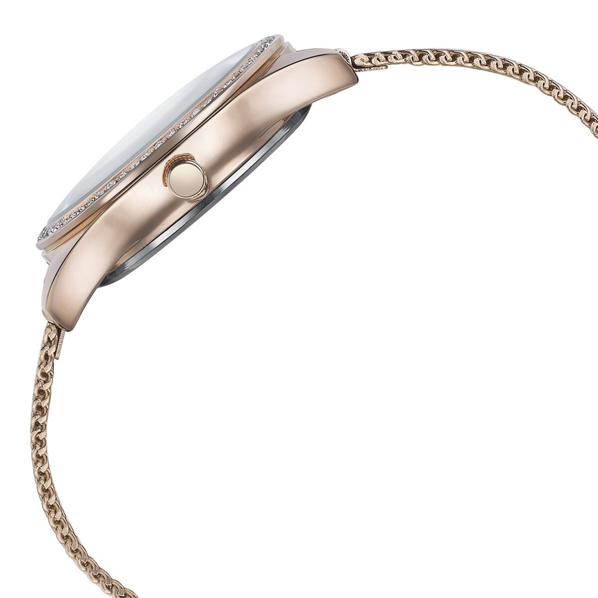 Sonata Poze Quartz Analog Mother of Pearl Dial Rose Gold Color Stainless Steel Strap Watch For Women 5