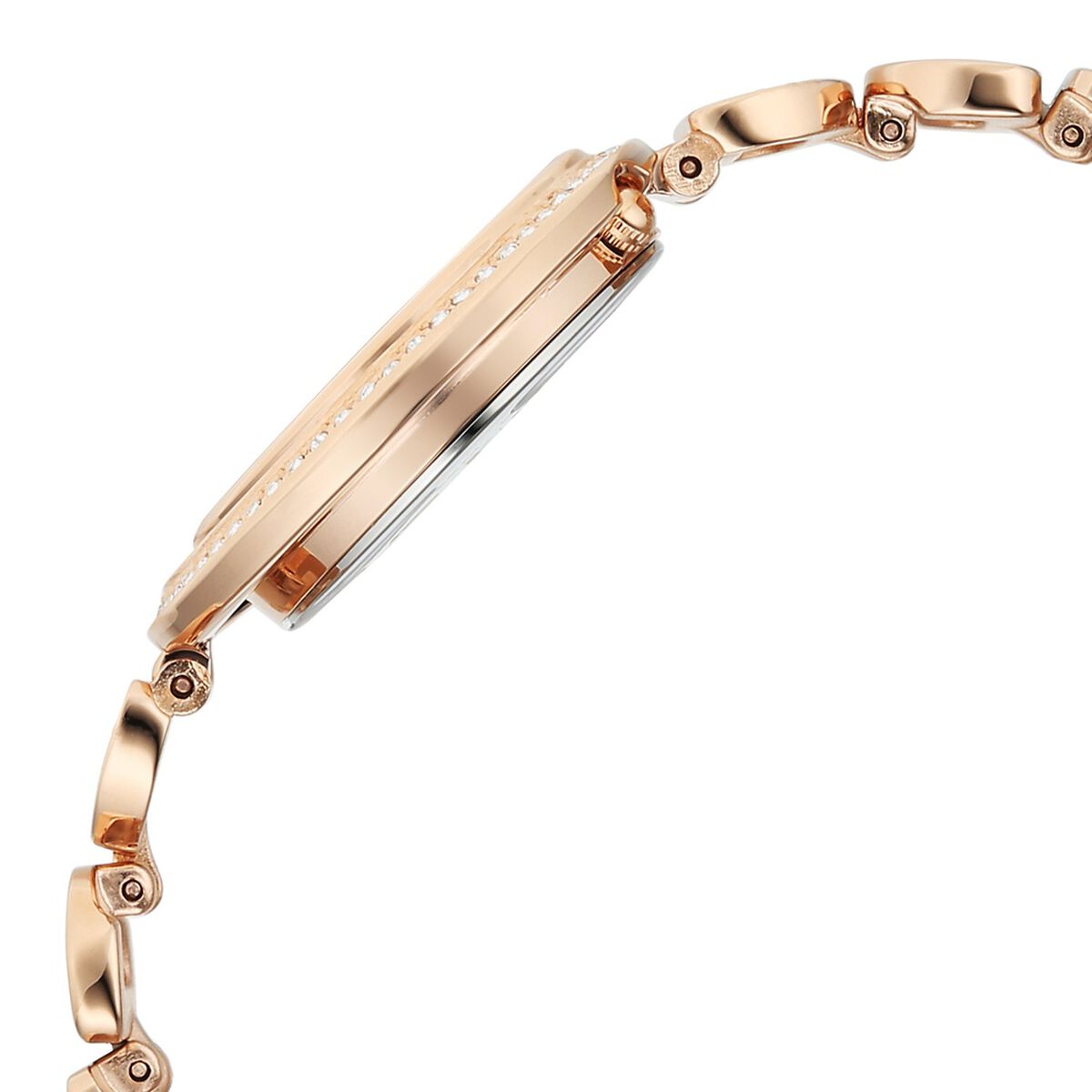 Titan Raga Glimmers Quartz Analog Mother of Pearl Dial Rose Gold Metal Strap Watch For Women 5