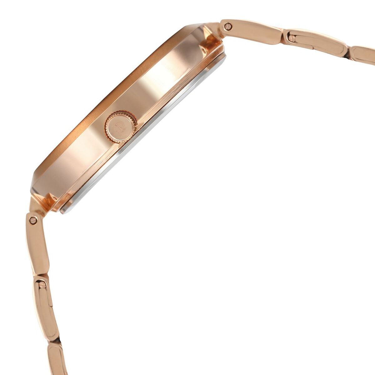 Titan Purple Sparkle Quartz Analog Purple Dial Rose Gold Stainless Steel Strap Watch For Women 4