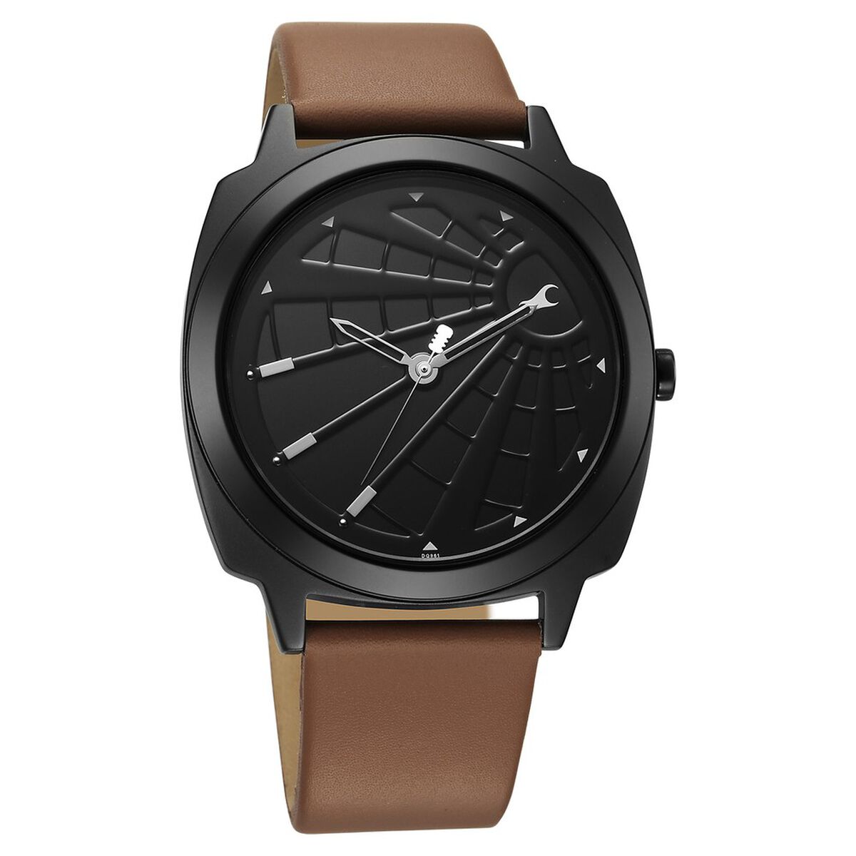 Fastrack Groove Quartz Analog Black Dial Guys Leather Watch 4