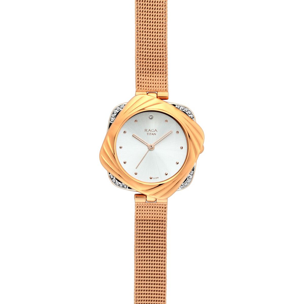 Titan Raga Moments Of Joy Silver Dial Women Watch With Metal Strap 4