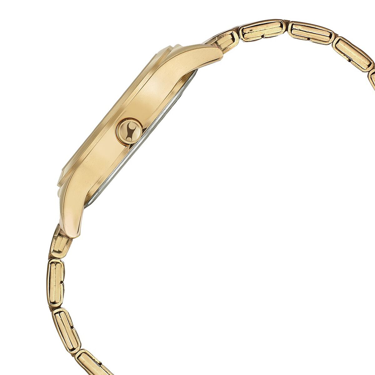Fastrack Style Up Golden Dial Stainless Steel Strap Watch for Girls 4