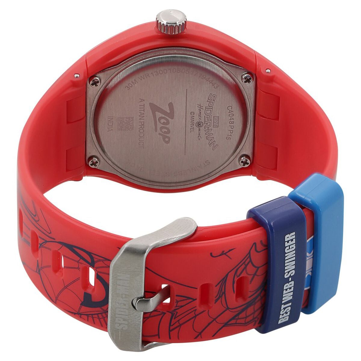 Zoop Marvel Spiderman Analog Watch with Red Dial & Red Strap for Boys Kids, from House of Titan 4