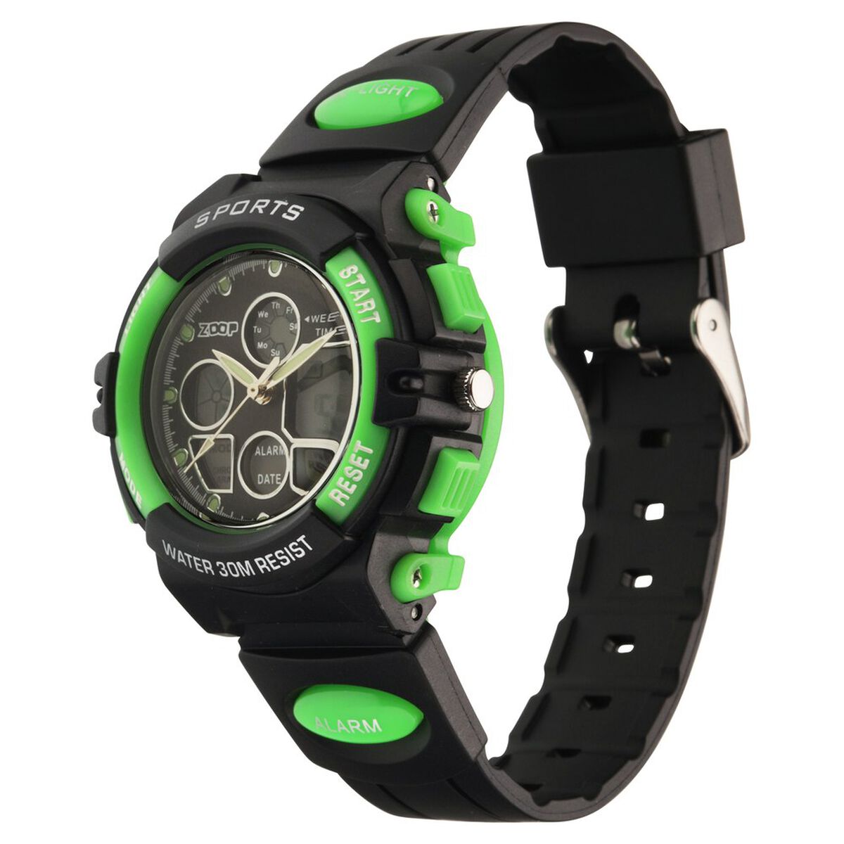 Zoop Analog Digital Watch with Black Dial & Black Strap for Boys Kids, from House of Titan 3
