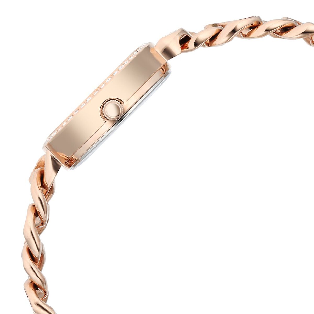Titan Raga Showstopper Quartz Analog Rose Gold Round Dial Rose Gold Metal Strap Watch For Women 4