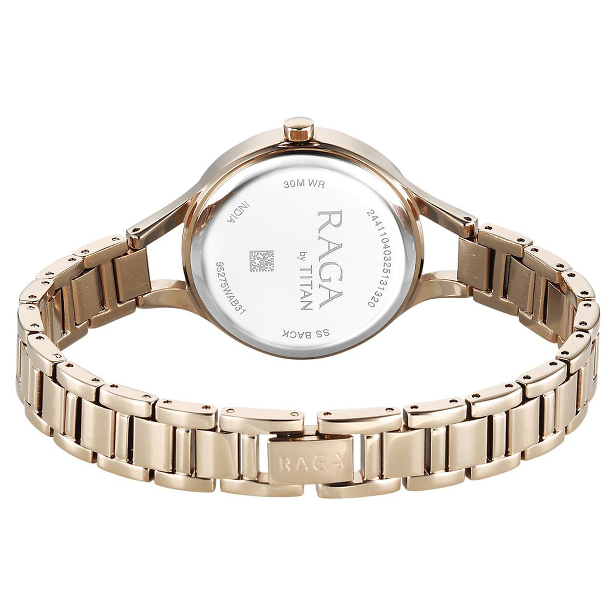 Titan Raga Showstopper Quartz Analog Mother Of Pearl Dial Metal Strap Watch For Women 5