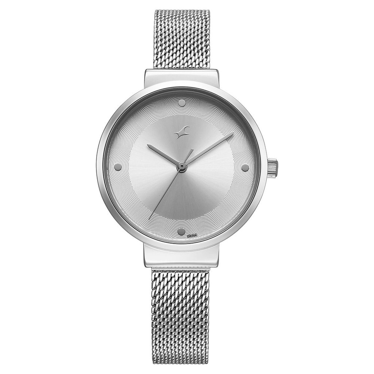 Fastrack Stunners X Quartz Analog Silver Dial Stainless Steel Strap Watch For Girls 1