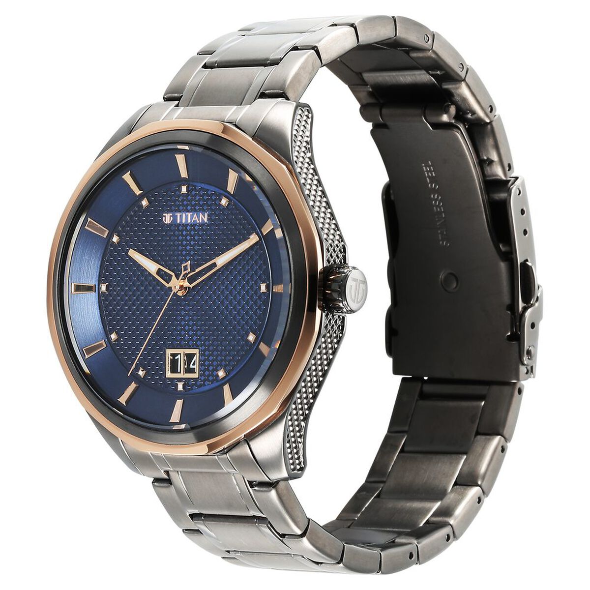 Titan Regalia Opulent Quartz Analog Silver Dial Silver Stainless Steel Strap Watch for Men 3
