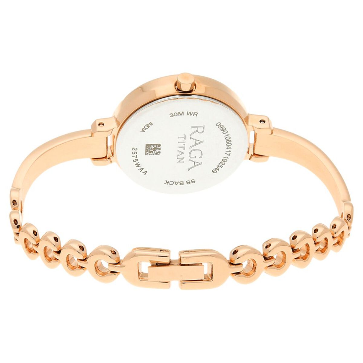 Titan Raga Viva Quartz Analog Rose Gold Round Dial Rose Gold Metal Strap Watch For Women 4