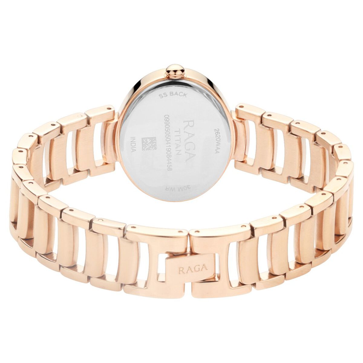 Titan Raga Viva Rose Gold Dial Women Watch With Metal Strap 5
