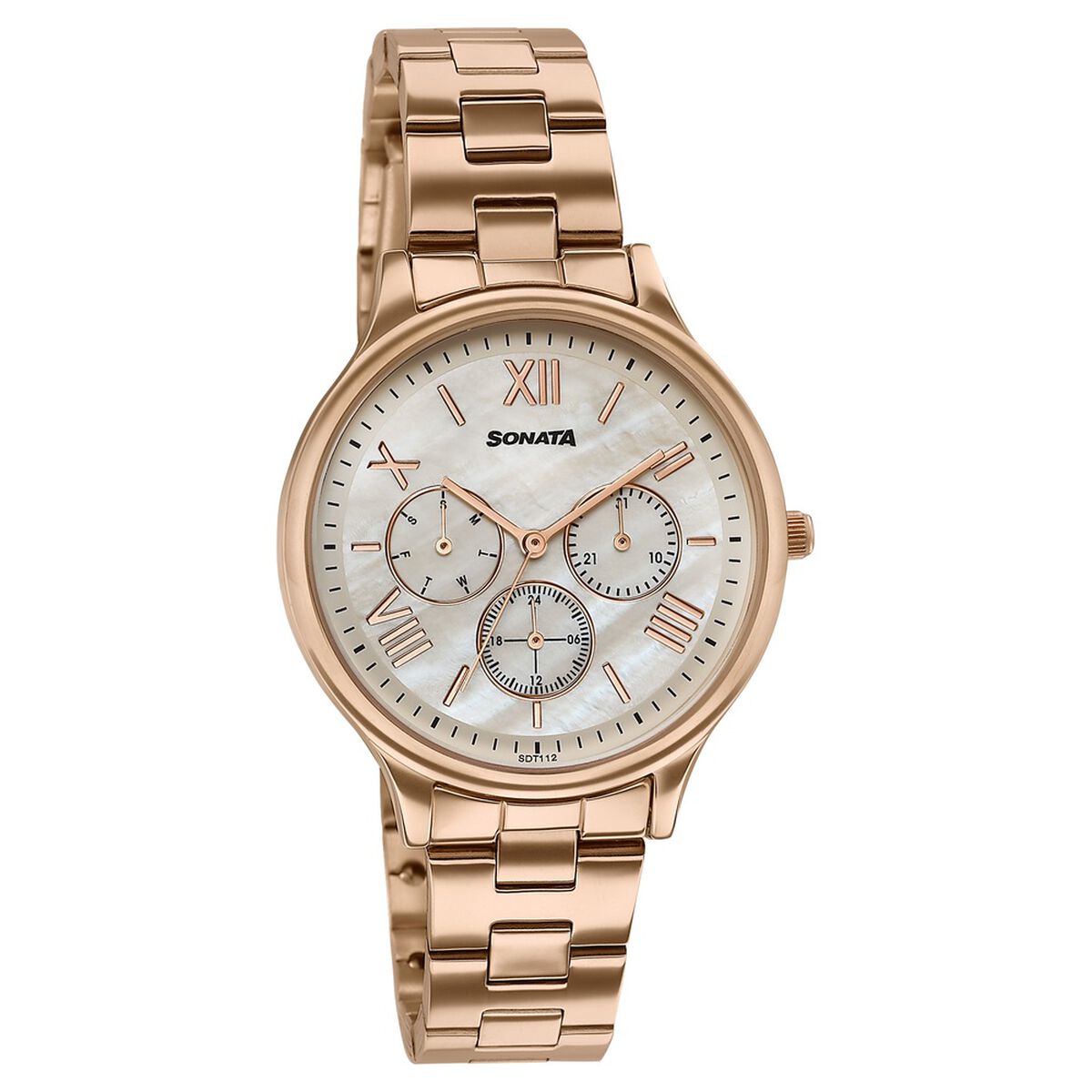 Sonata Women's Work Wear rose gold Watch - Premium Multifunction design for everyday style 2