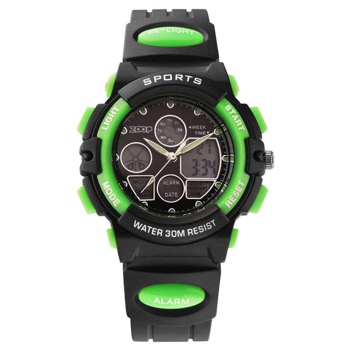 Zoop Analog Digital Watch with Black Dial & Black Strap for Boys Kids, from House of Titan 1