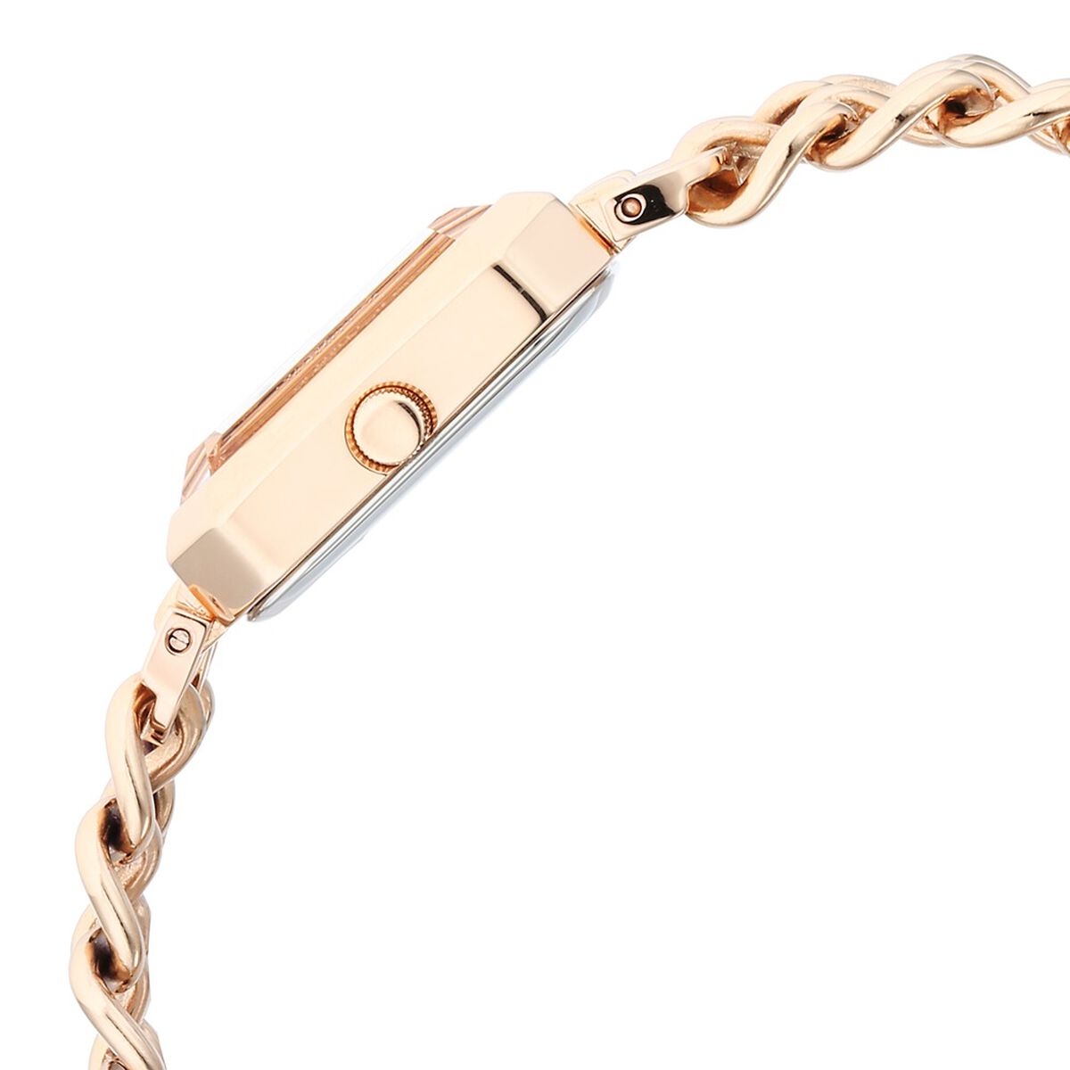 Titan Raga Showstopper Quartz Analog Rose Gold Dial Rose Gold Metal Strap Rectangular Shaped Watch For Women 5