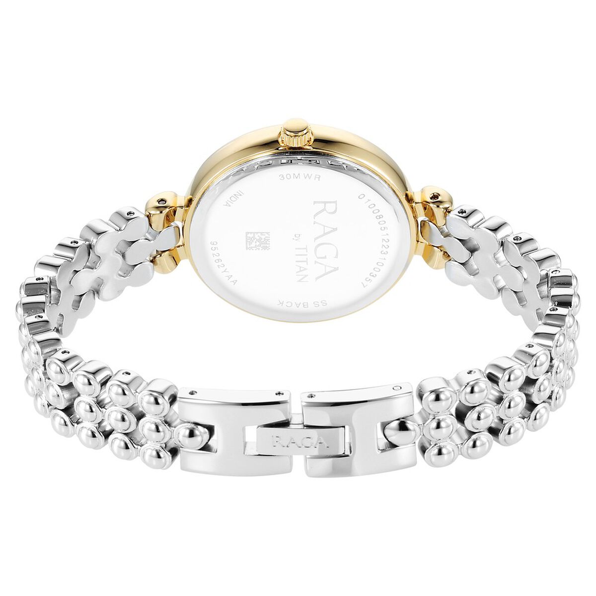 Titan Raga Showstopper Quartz Analog Silver Dial Metal Strap Watch for Women 5