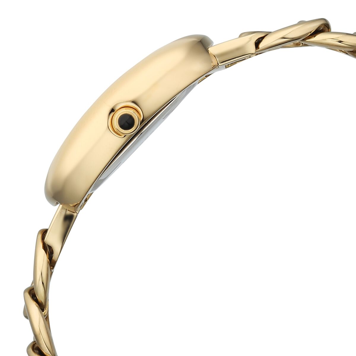 Vyb Mirage By Fastrack Quartz Analog Golden Dial Golden Metal Strap Watch For Girls 5