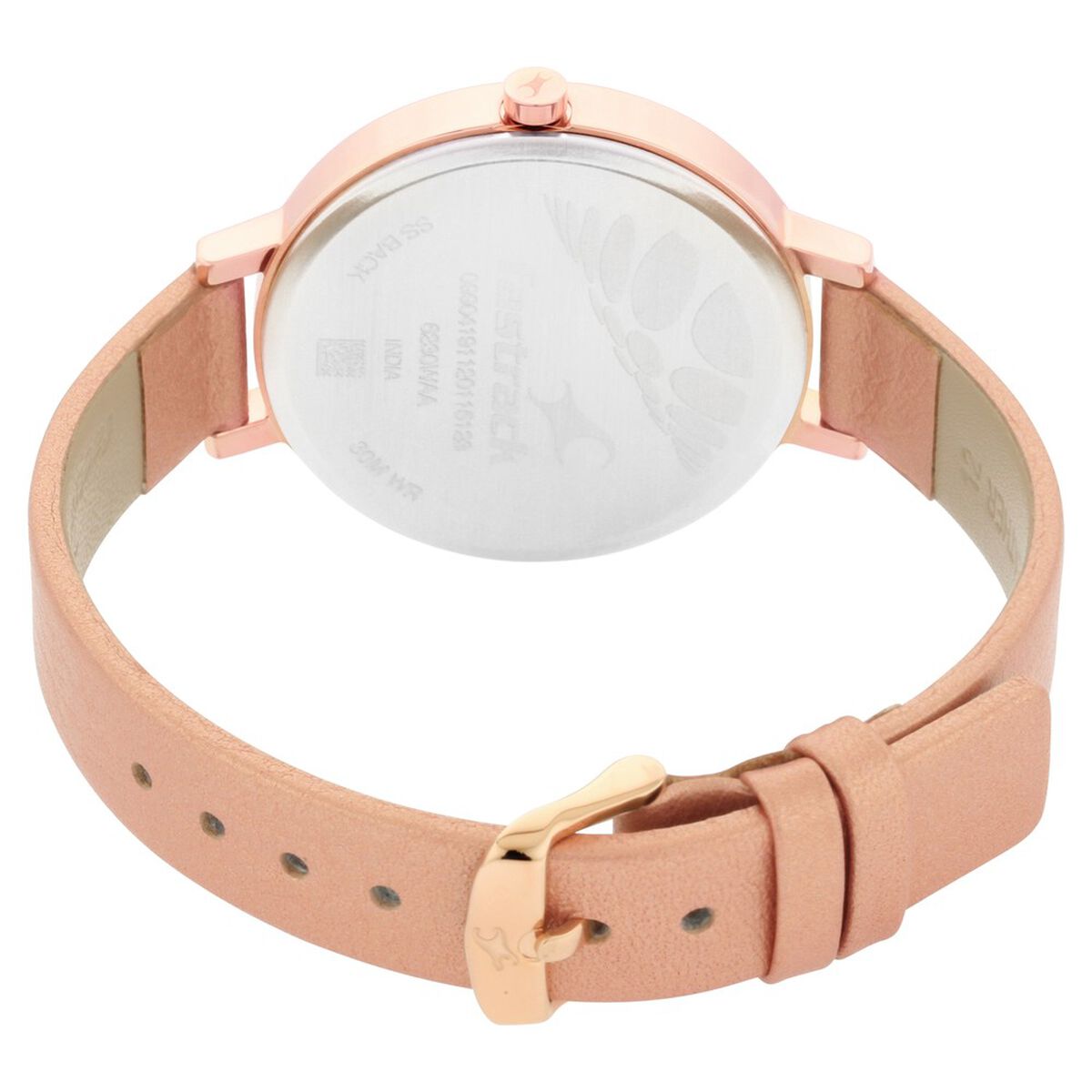 Fastrack Paint Me Quartz Analog Black Dial Leather Strap Watch for Girls 5