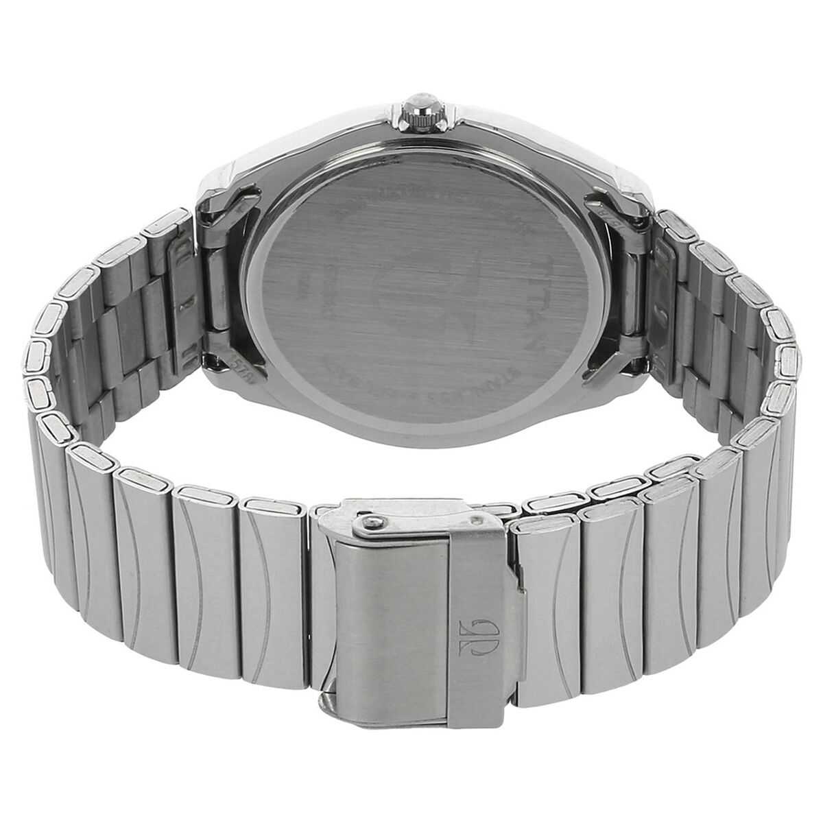 Titan Quartz Analog with Day and Date Black Dial Stainless Steel Strap Watch for Men - 38 mm Case Size - Medium Dial 4