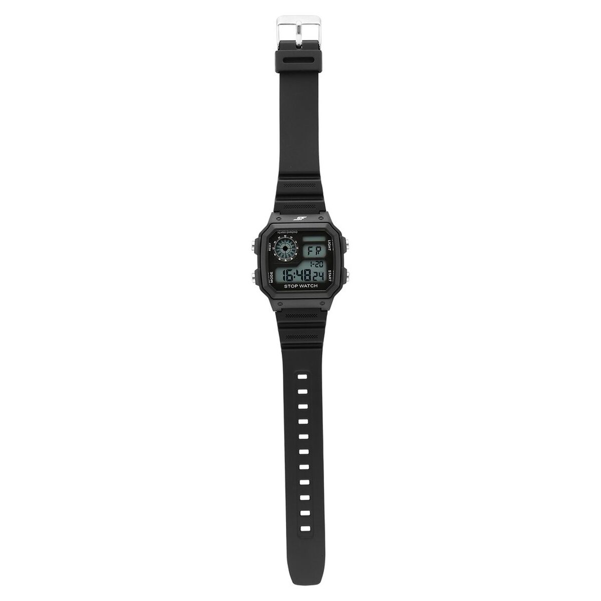 SF Hexa Digital Dial Unisex Watch With Polyurethane Strap 4