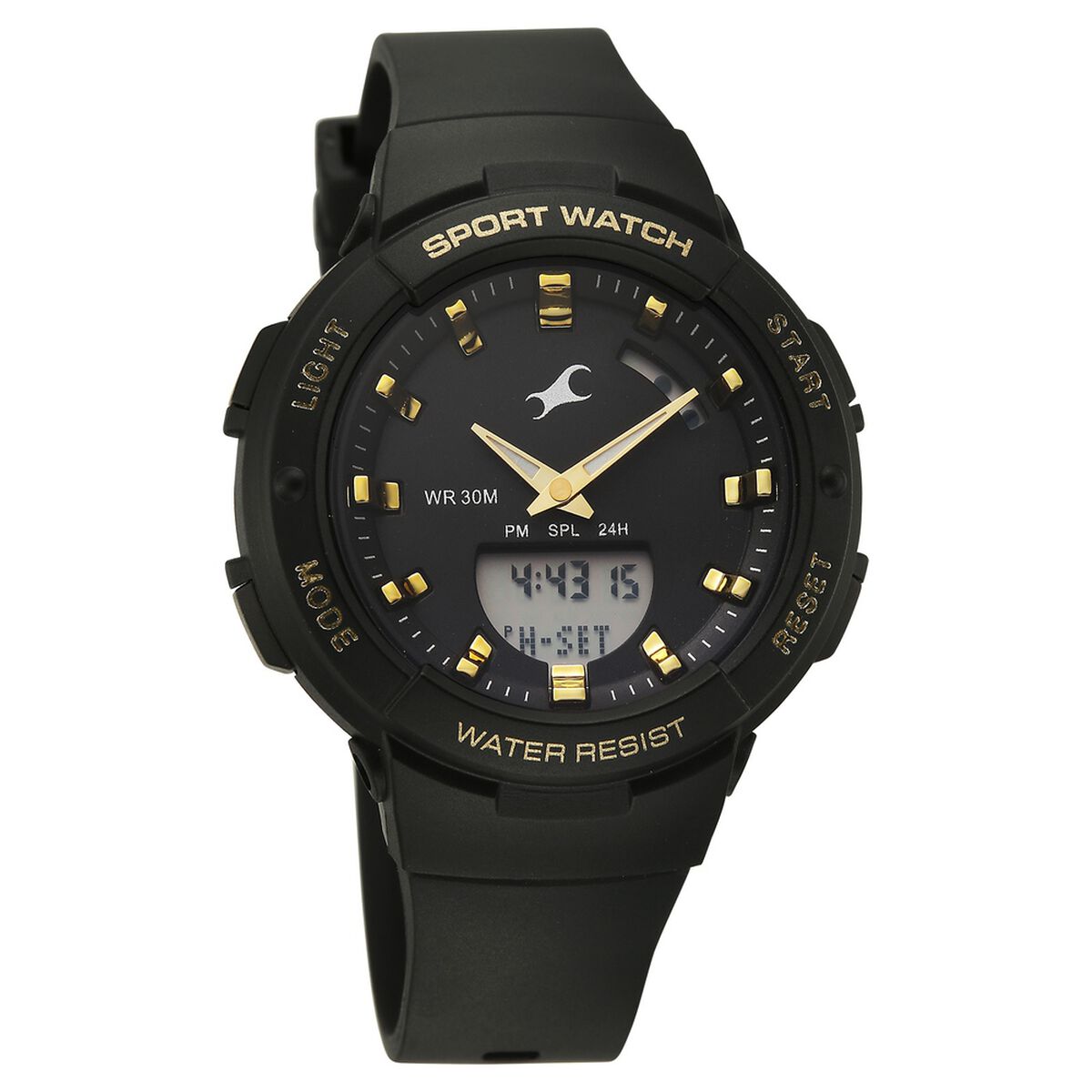 Fastrack StreetStyle Quartz Analog Black Dial Black Plastic Strap Watch For Girls 2