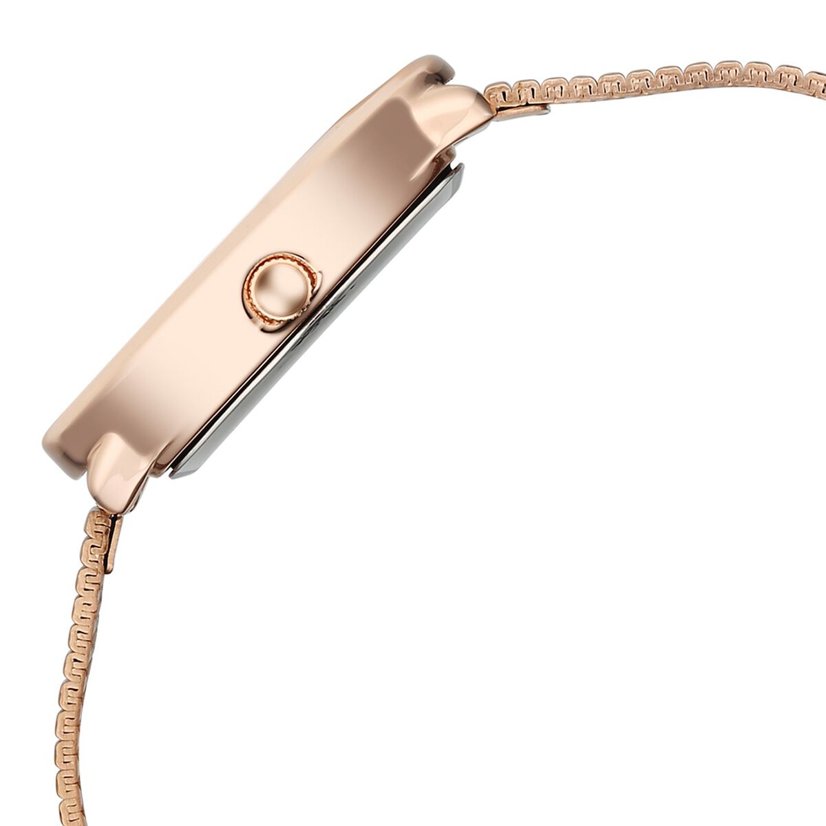 Vyb Runway By Fastrack Quartz Analog Rose Gold Dial Rose Gold Stainless Steel Strap Watch For Girls 5