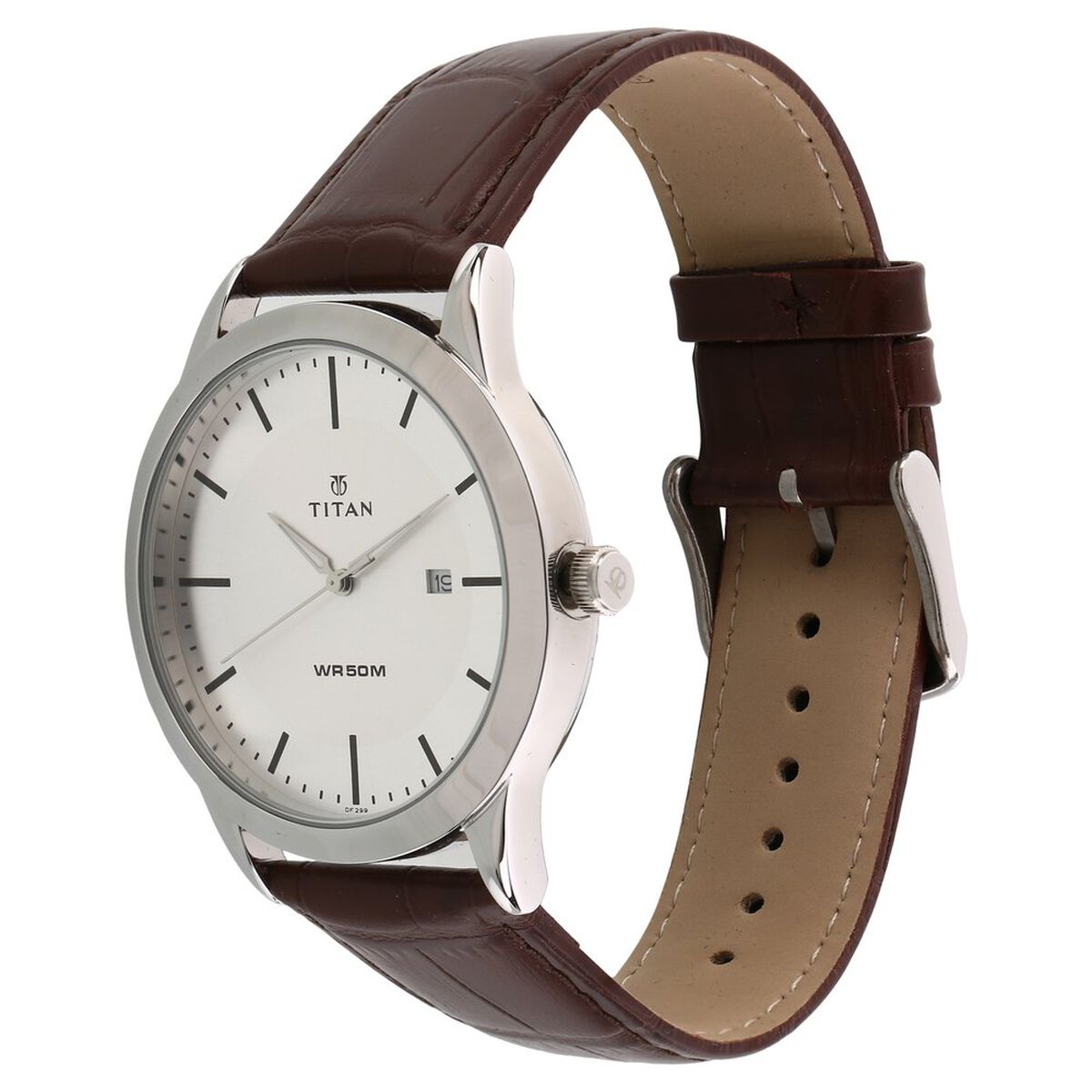 Titan Bandhan White Dial Analog Leather Strap Watch for Couple 2