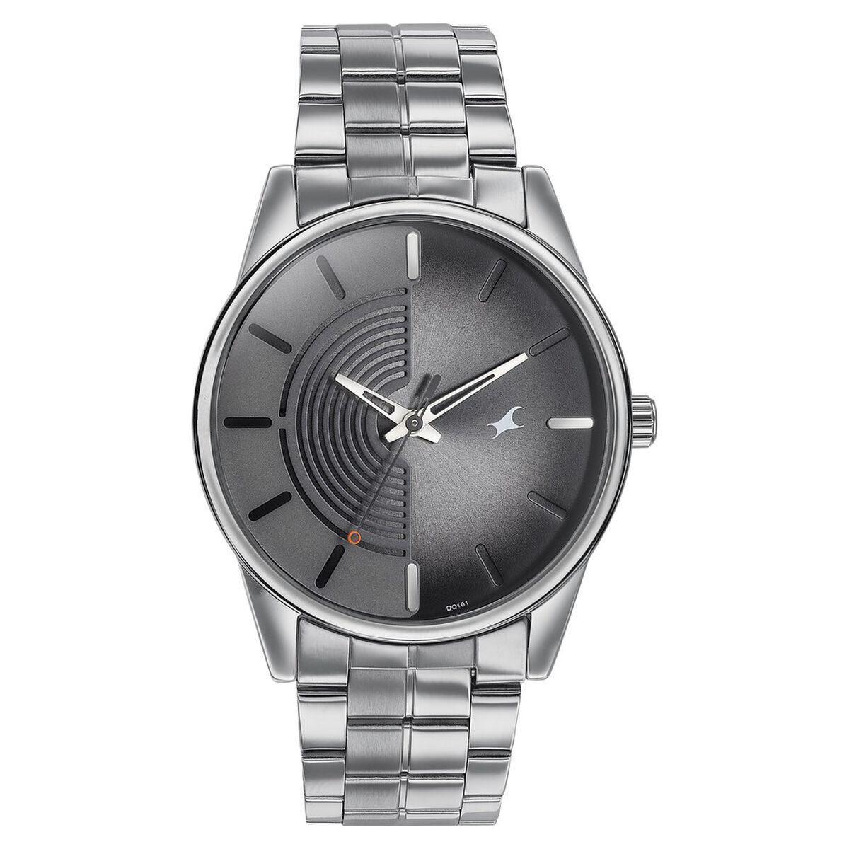 Fastrack Stunners Quartz Analog Grey Dial Stainless Steel Strap Watch for Guys 1