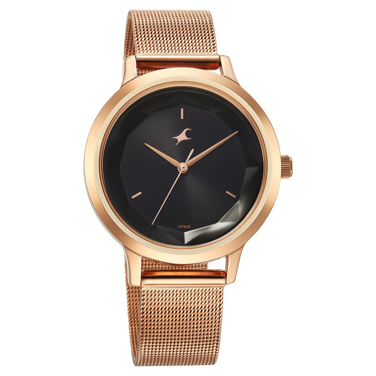 Fastrack Fleek Quartz Analog Black Dial Stainless Steel Strap Watch For Girls 2