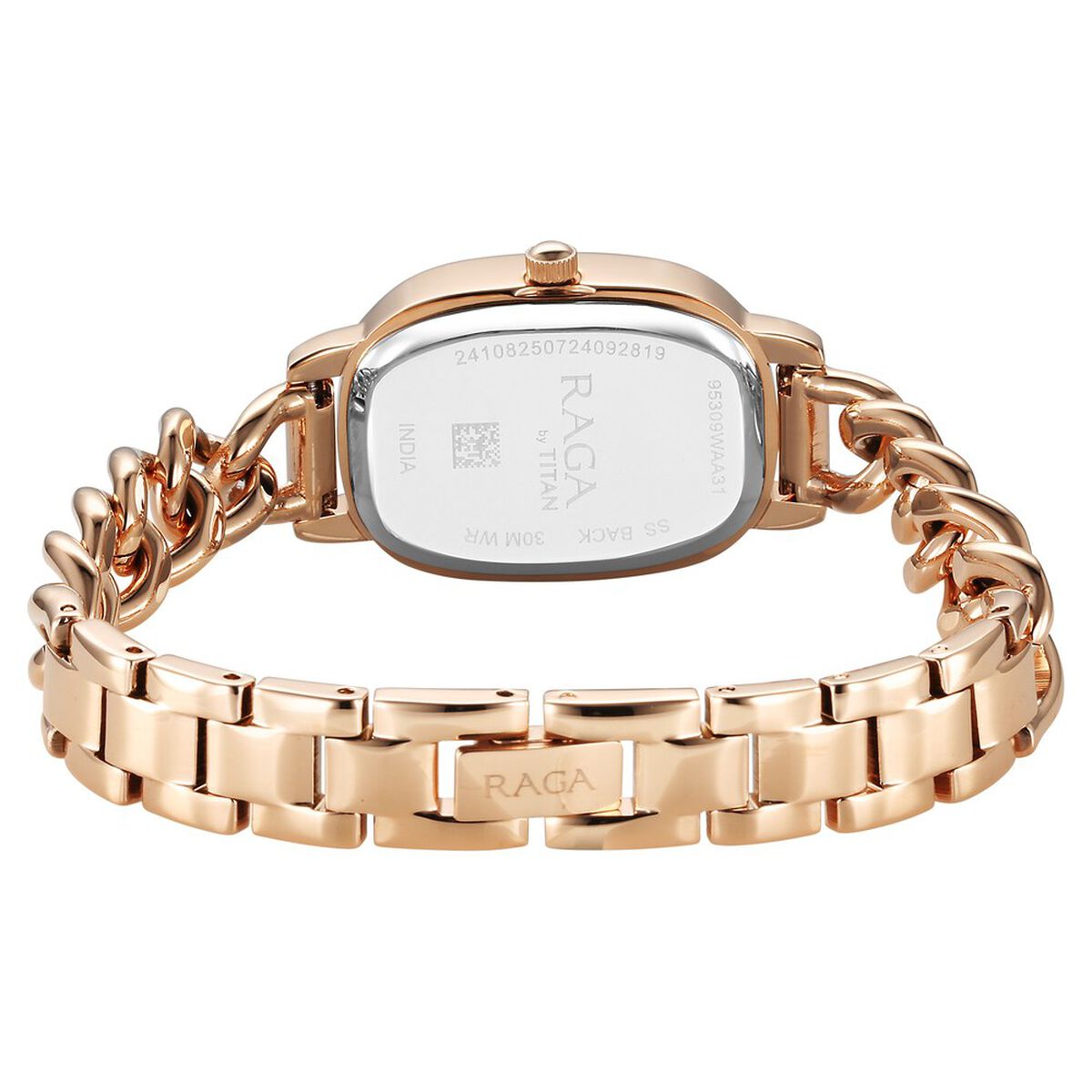 Titan Raga Showstopper Quartz Analog Rose Gold Dial Metal Strap Watch For Women 5