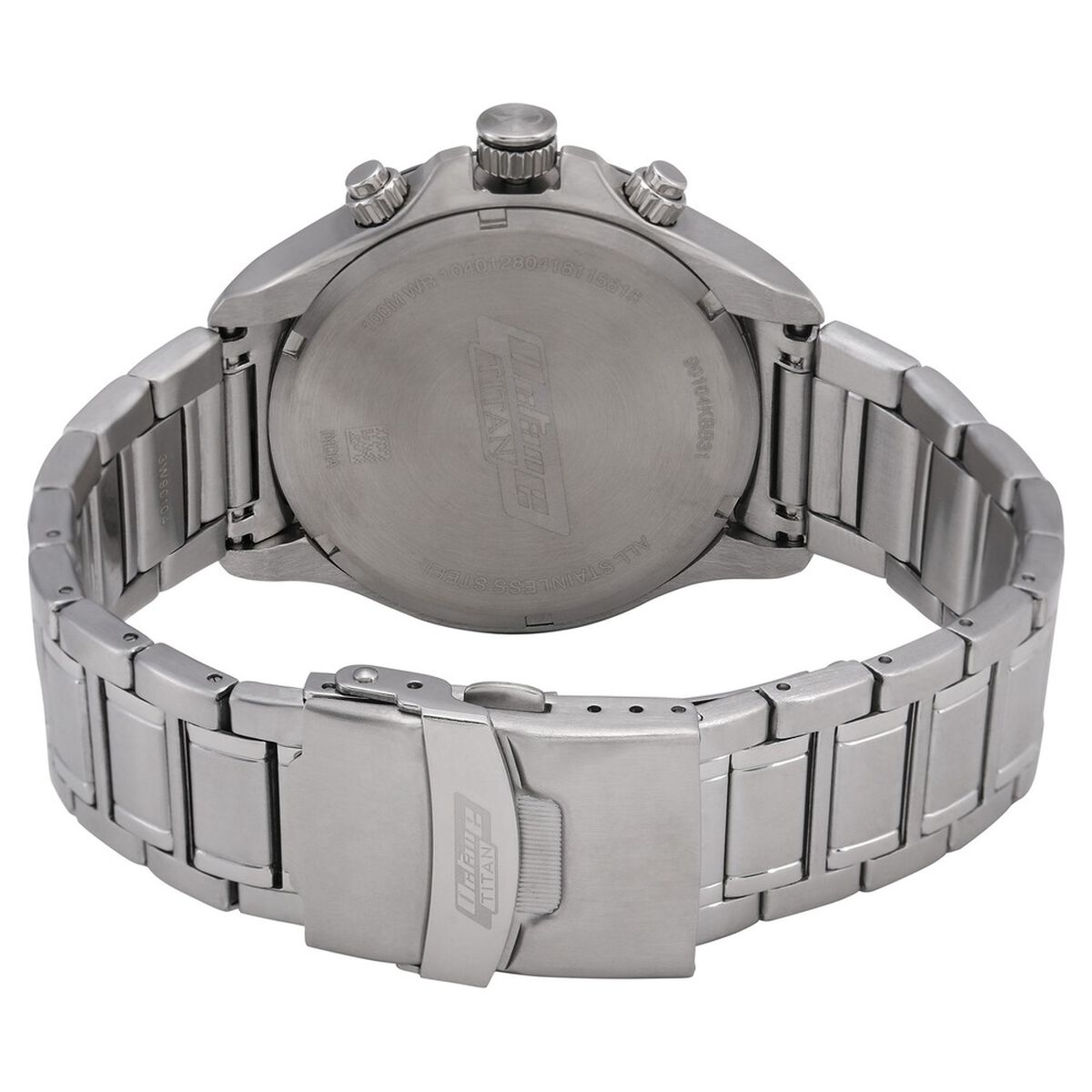 Titan Octane Blue Dial Quartz Multifunction Stainless Steel Strap watch for Men 5