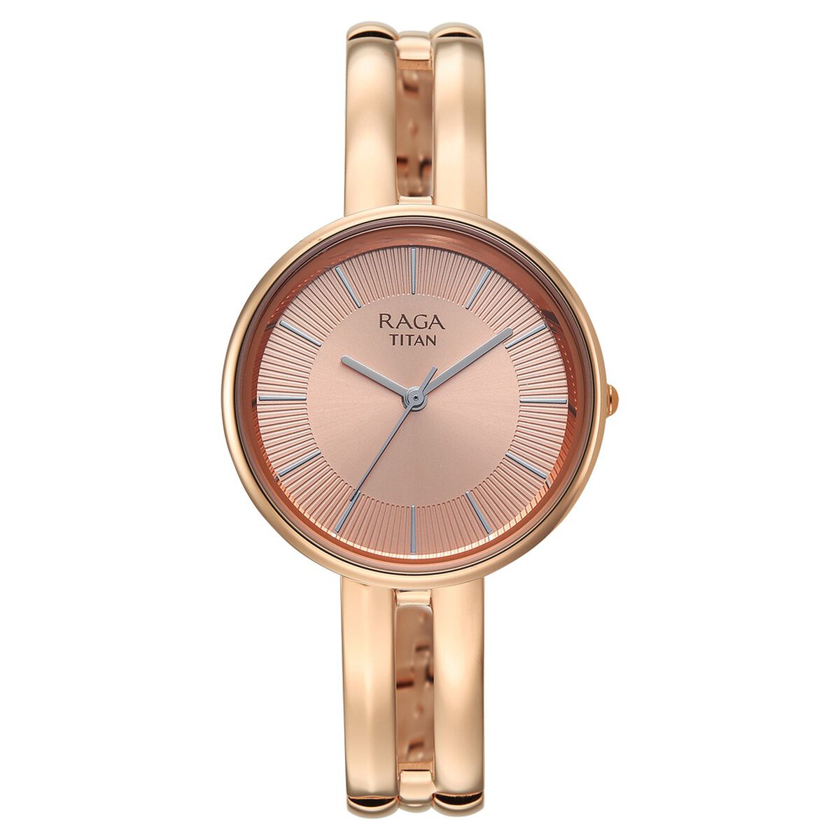Titan Raga Contempore Quartz Analog Rose Gold Dial Rose Gold Metal Strap Watch For Women 1