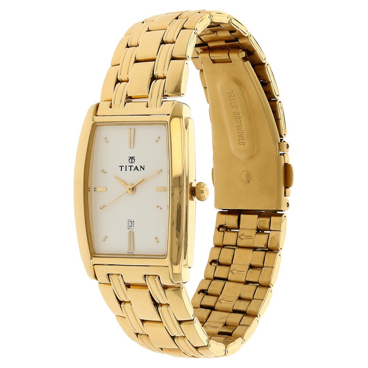 Titan Regalia White Dial Analog with Date Metal Strap watch for Men 2