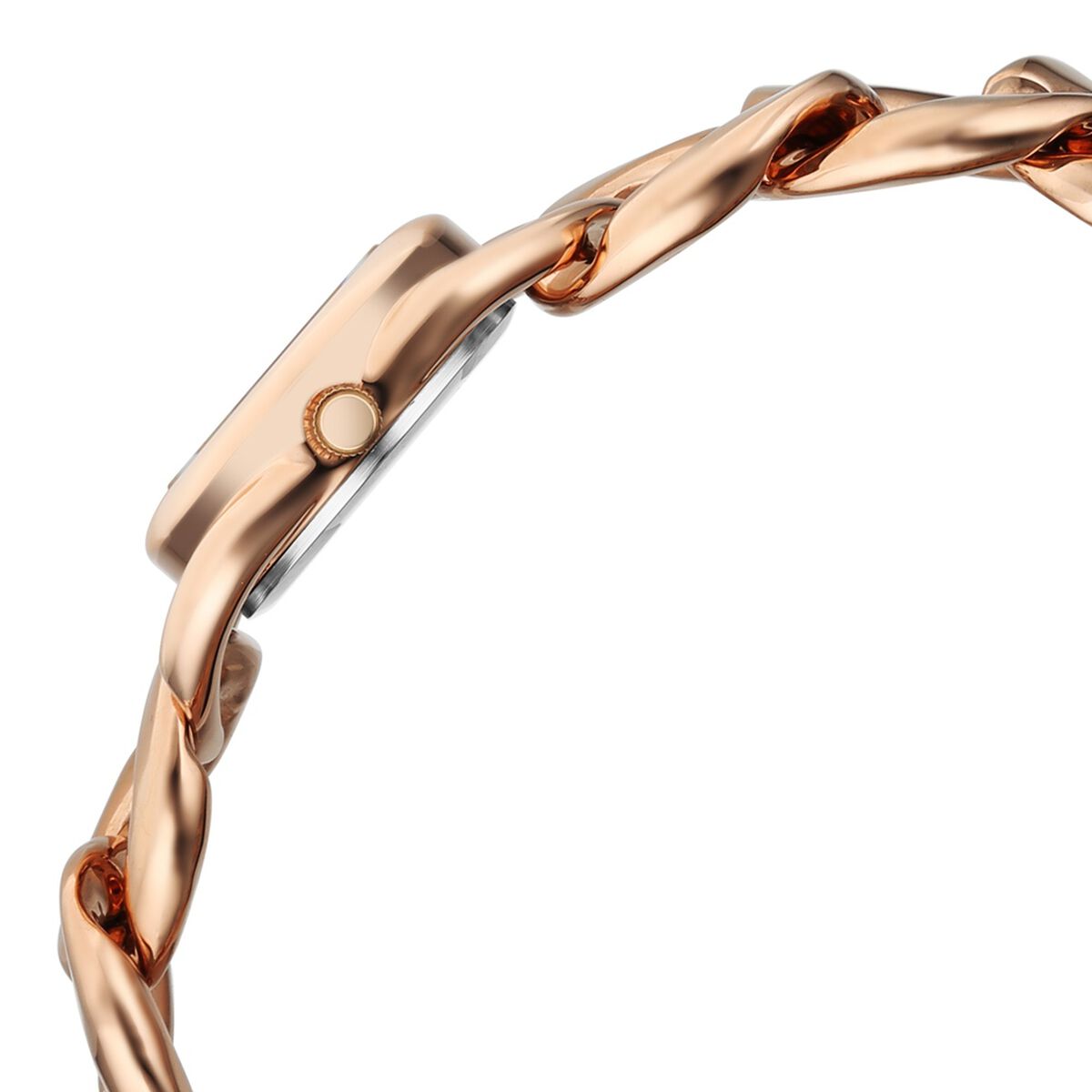 Vyb Diva By Fastrack Quartz Analog Rose Gold Dial Rose Gold Metal Strap Watch For Girls 5