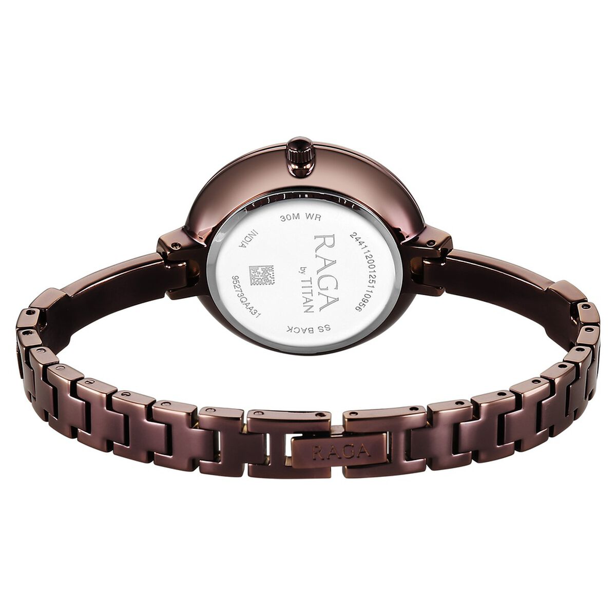 Titan Raga Showstopper Quartz Analog Brown Dial Metal Strap Watch For Women 5