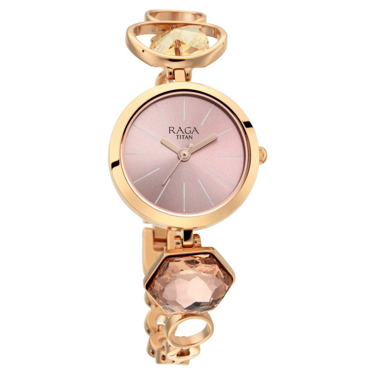 Raga Women's Grace Watch: Mother of Pearl Dial & Ornate Bracelet 2