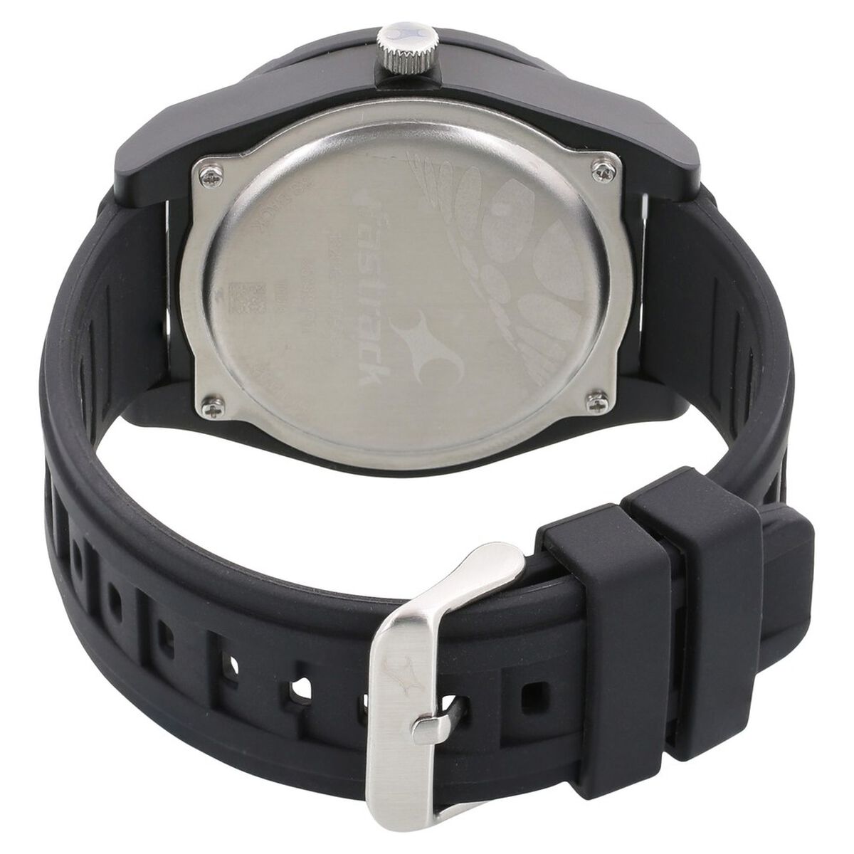 Fastrack Trendies Quartz Analog Grey Dial Silicone Strap Watch for Guys 4