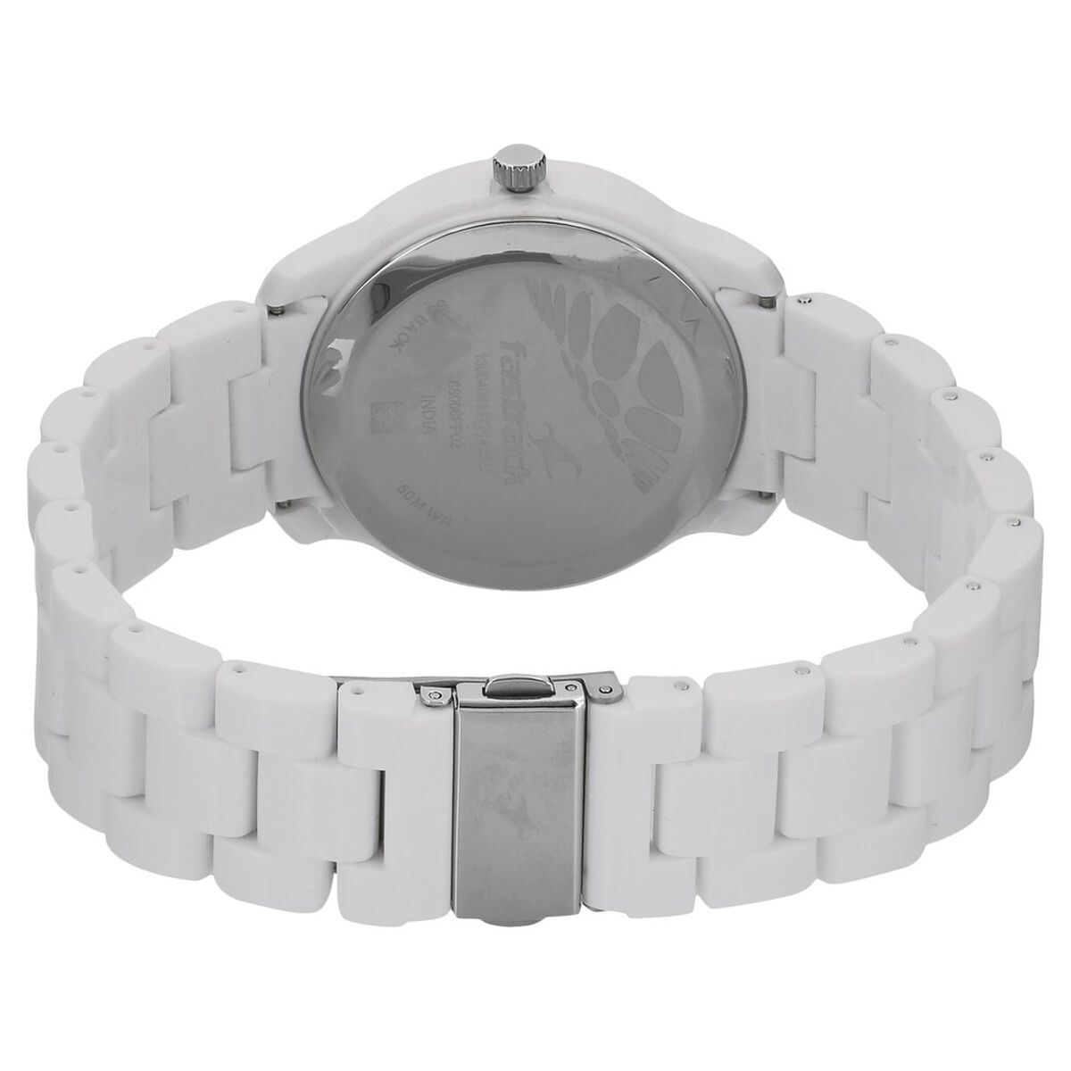 Fastrack Trendies Quartz Analog White Dial Plastic Strap Watch for Girls 4