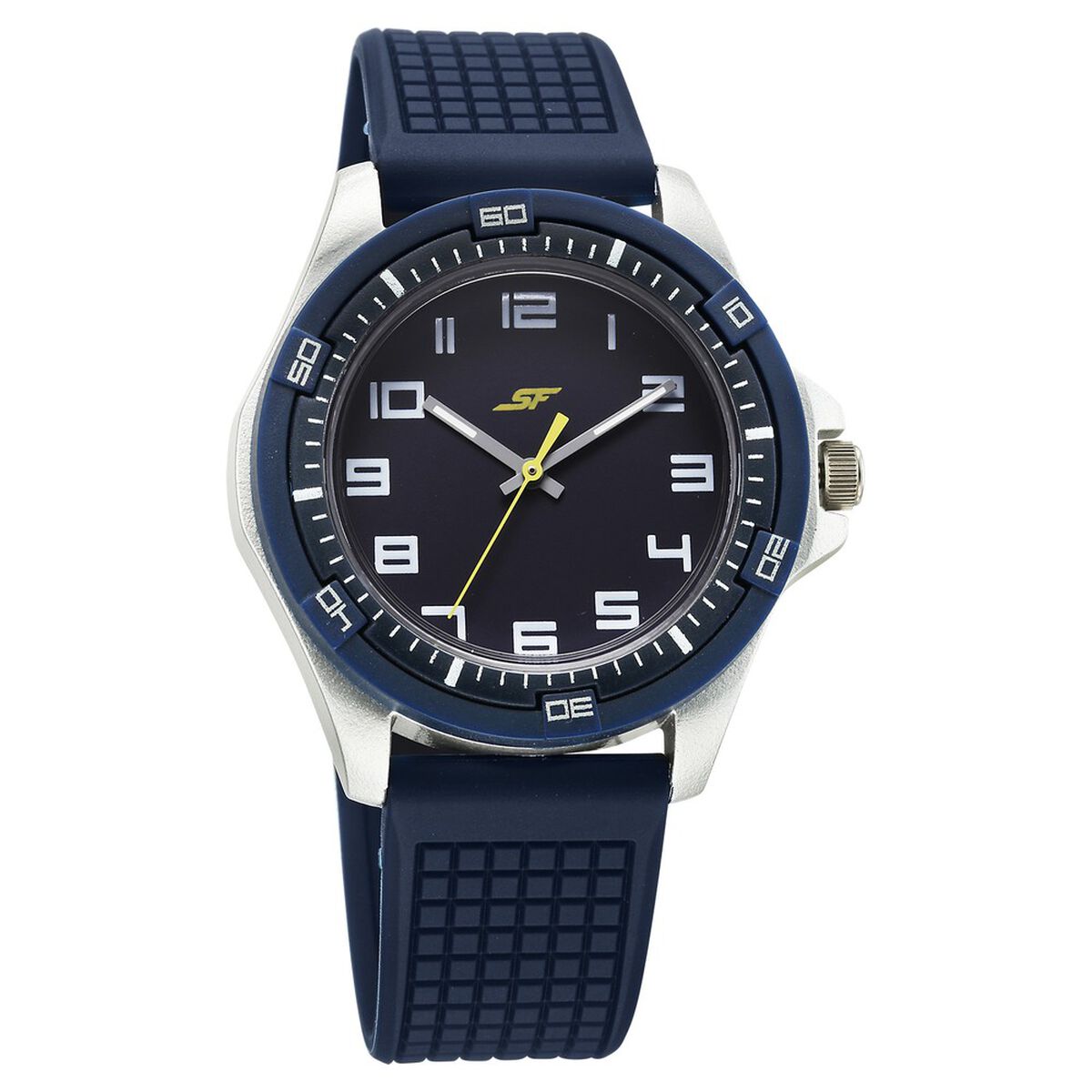 SF Sporty Analogs Quartz Analog Blue Dial Blue Plastic Strap Watch For Men 1