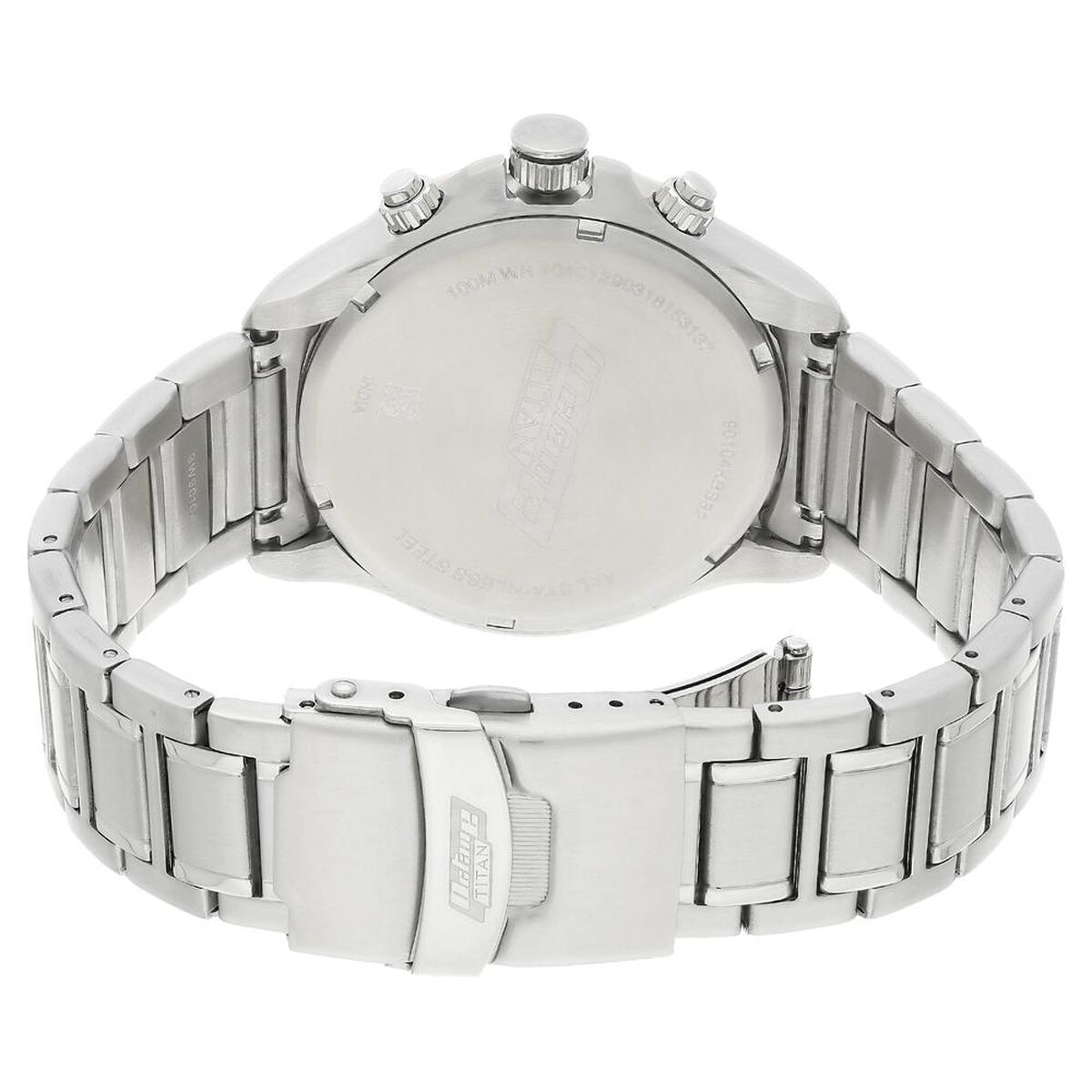 Titan Octane White Dial Quartz Multifunction Stainless Steel Strap watch for Men 5
